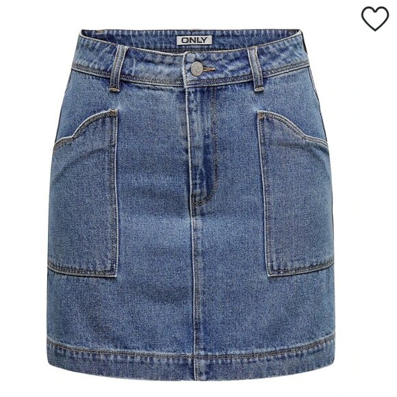 ONLY Denim Mini Skirt - Picture 5 of 7